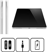 Vista 5 de Head Case Designs Officially Licensed FC Barcelona Zigzag Forca Barca Soft Gel Case Compatible with Samsung Galaxy Tab S8 Ultra