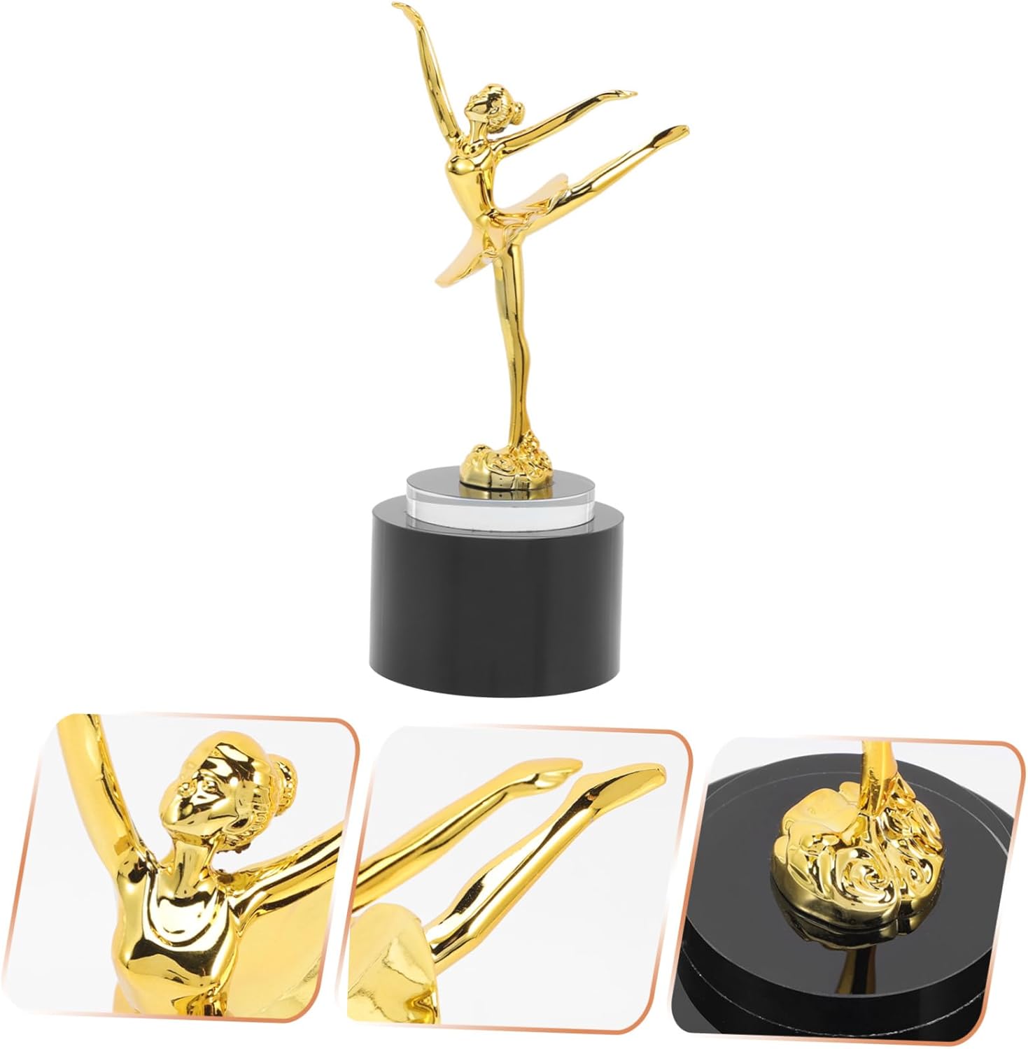Dance Trophy Ornament Boys and Girls Dance Competition Award Trophy Model Ballet Figurine Adornment for Home Decor