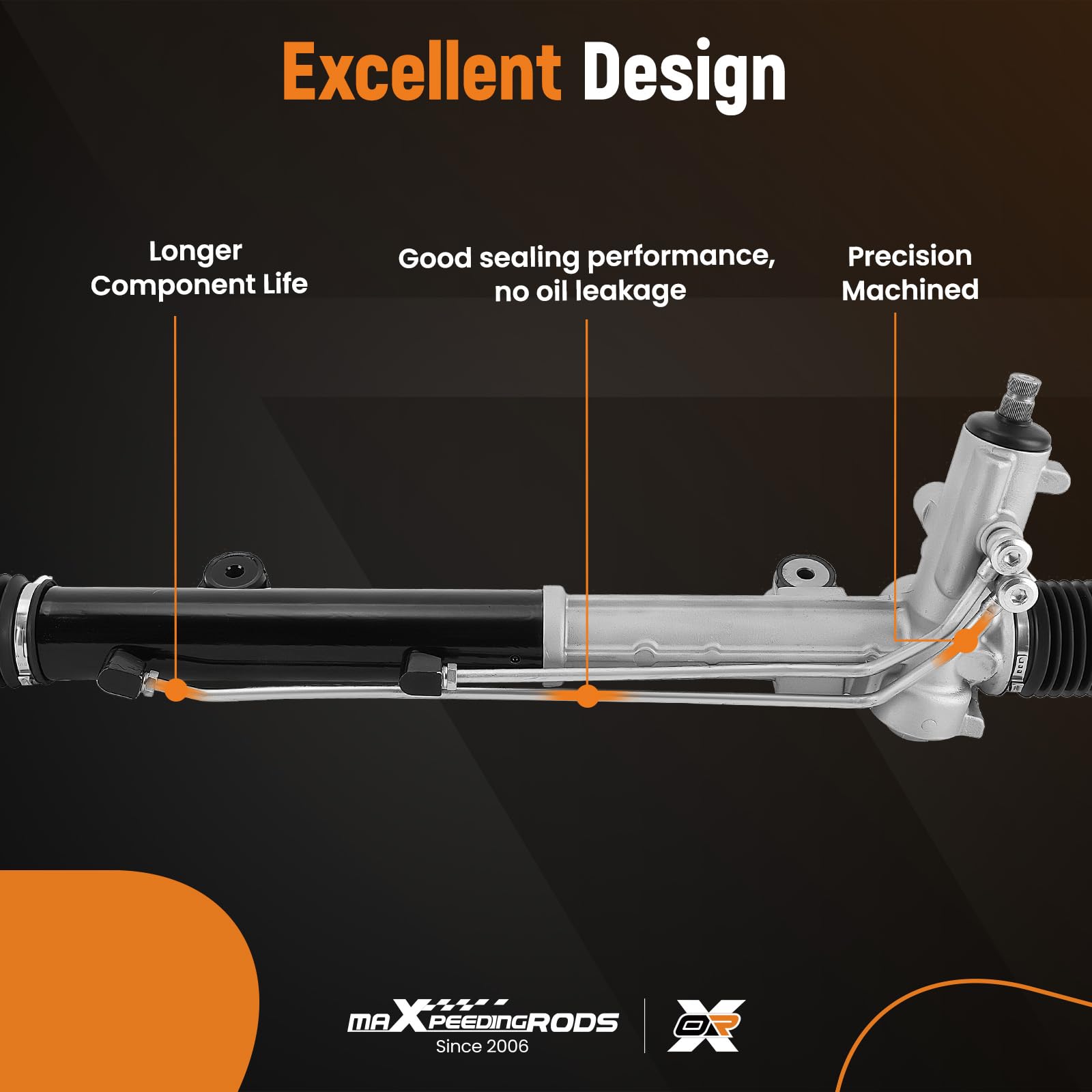 maXpeedingrods Transmisión de dirección asistida hidráulica para Mercedes Clase M W163 ML 230 270 CDI 320 350 400 CDI 430 500 1998-2005, OE: A1634600625 A1634600725