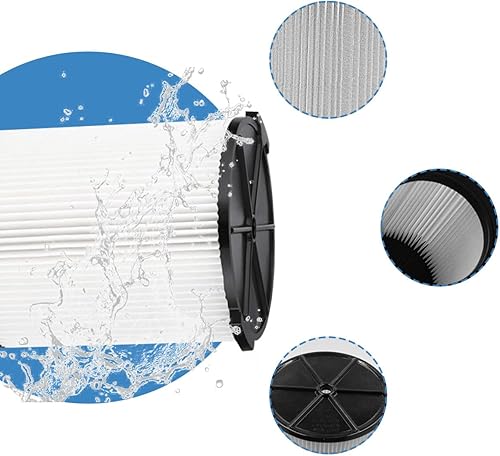 Miniatura 4 de Paquete de 2 filtros VF4000 para Ridgid Vac Wet Dry de 5-20 galones, apto para aspiradoras Husky de 6-9 galones WD5500 WD0671 RV2400A RV2600B