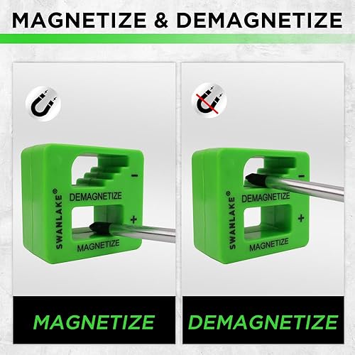 Miniatura 6 de SWANLAKE - Juego de 86 destornilladores magnéticos, incluye destornillador de precisión ranuradoPhillipsTorx, puntas de destornillador reemplazables