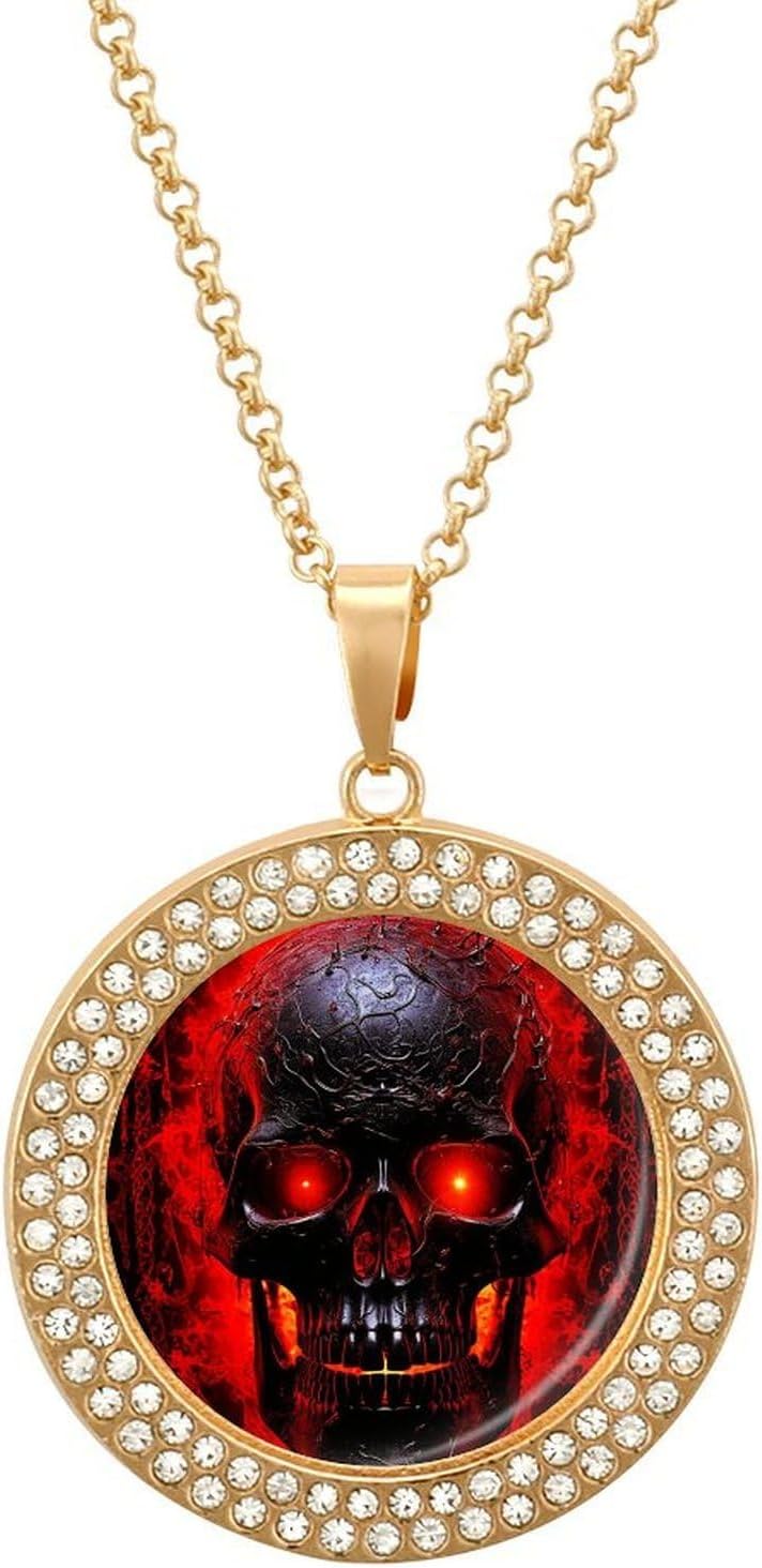 Cats Necklaces for Women Circle Vintage Diamond Pendant Necklace Women's Jewelry with Adjustable Stackable Dainty Trendy Jewelry
