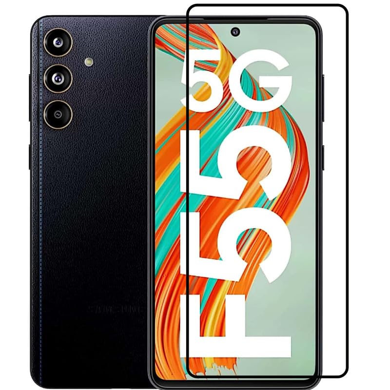 Image of Screen Protector Tempered Glass For Samsung Galaxy F55 5G Cellphone With Easy Installation Kit