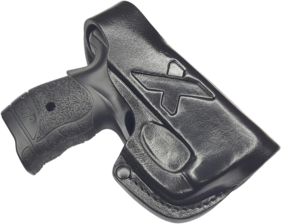 VlaMiTex B4 Leather Holster Fits Sabre Aim and Fire Pepper Spray Pistol