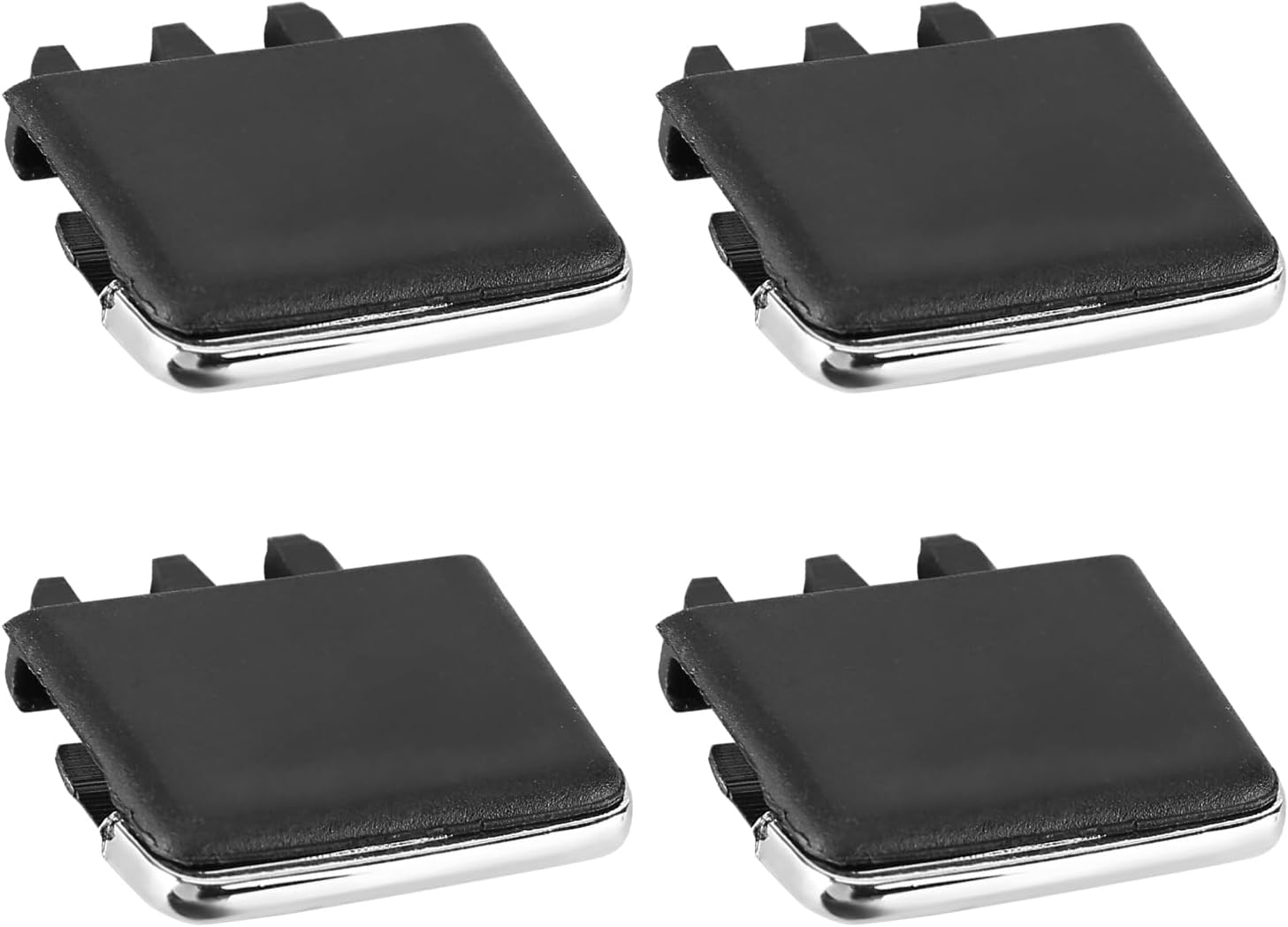 4pcs Air Conditioning A/C Vent Blade Slice Clip Kit Compatible for Toyota Corolla -1.23in x 1.35in - instrument panel Left and Right Air Vent Clip - Black