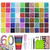 60couleurs kit de strass, Bedazzling kit, rhinocéros pour DIY un éblouissant, 3mmSS12 perl...