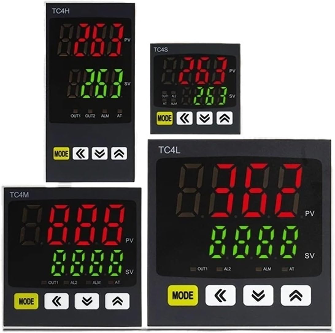 Digital Thermostat SSR+Relay Output Universal Input TC4S TC4H TC4M PID Temperature Controller Regulator SSR Relay 110VAC 220V