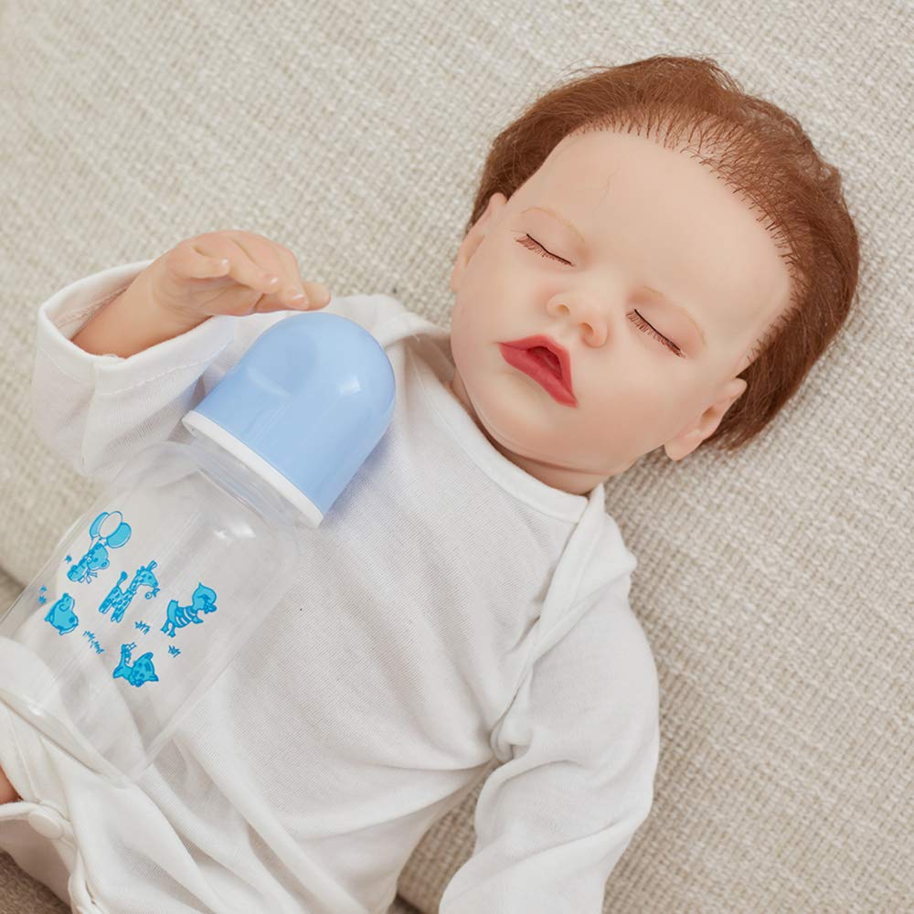 Twins Reborn Baby 50cm Lifelike Toddlers Reborn Dolls Realistic Newborn Doll For Children Birthday Gift Toy,B-Girl