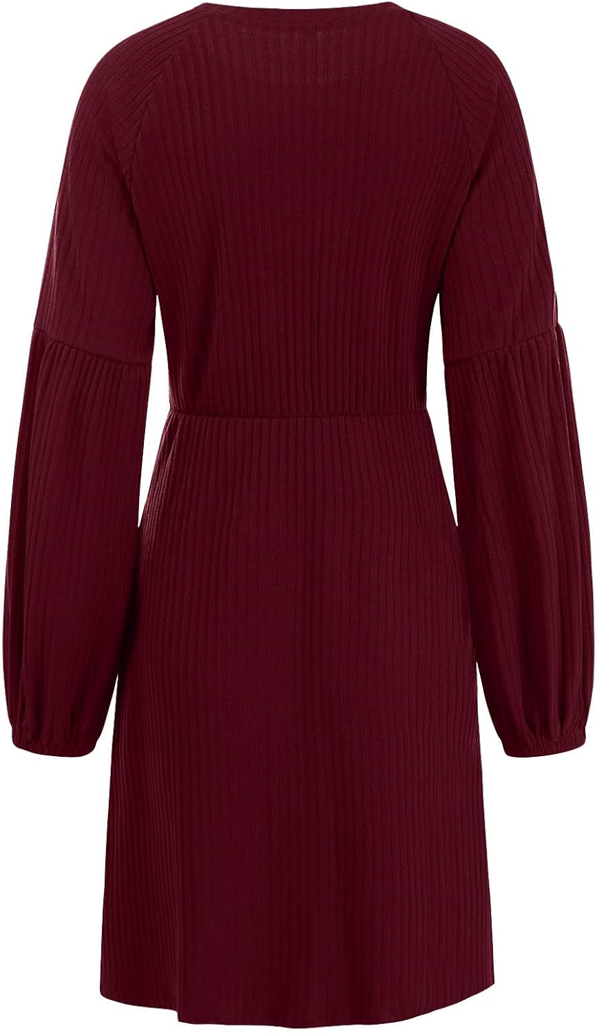 NOKMOPO Long Sleeve Dress for Women Autumn Winter Fashion Temperament Knitted Belt Solid Color Long Sleeve Dress : Clothing, Shoes & Jewelry