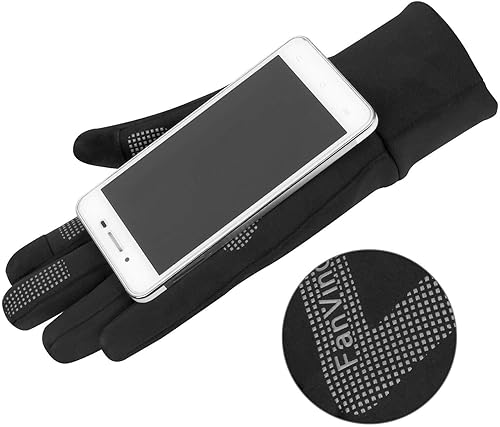 Miniatura 7 de Guantes de invierno FanVince para pantalla táctil, resistentes al agua y al viento, térmicos, para correr, ciclismo, conducción, senderismo, para