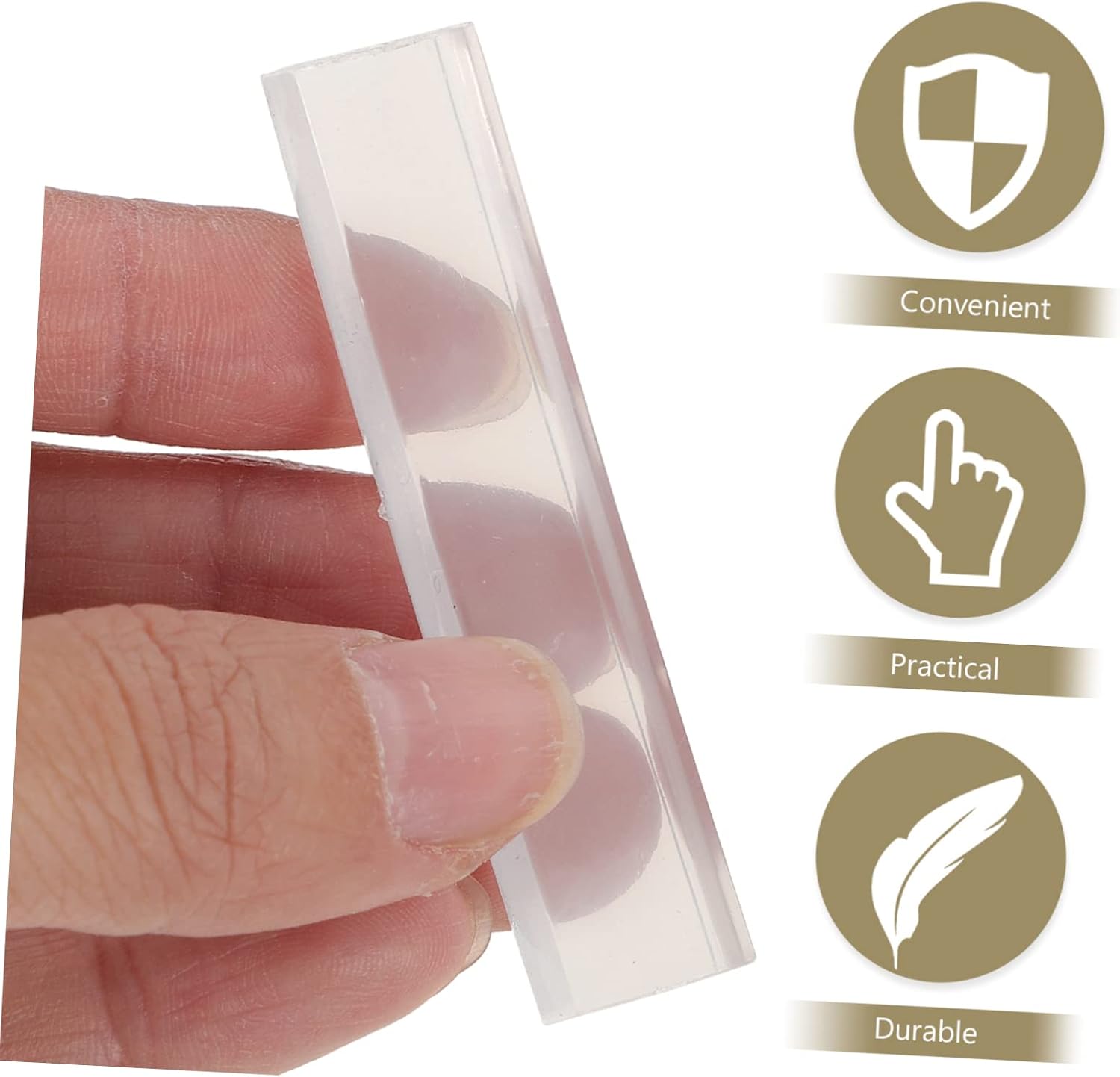 2pcs Moldable Thermoplastic Pellets for DIY Crafts Sculpting Repairs Reusable Resin Strips for Creative Projects Modeling and Home