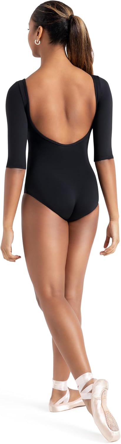 Capezio womens Capezio Boatneck 3/4 Sleeve Leotard - Image 4
