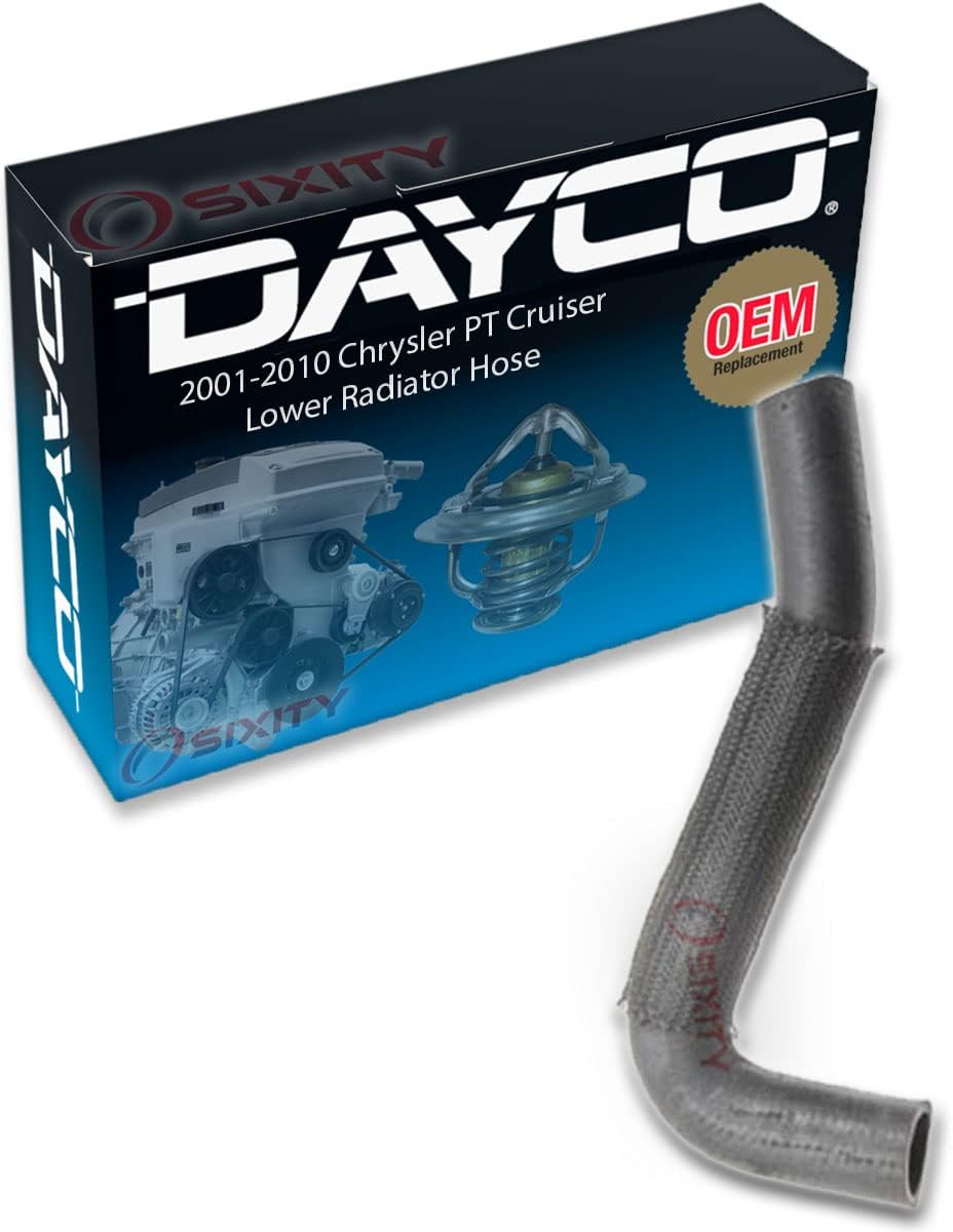 Dayco Lower Radiator Coolant Hose compatible with Chrysler PT Cruiser 2.4L L4 2001-2010
