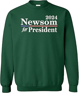 Tcombo Newsom For President 2024 - Vote Blue Unisex Crewneck Sweatshirt