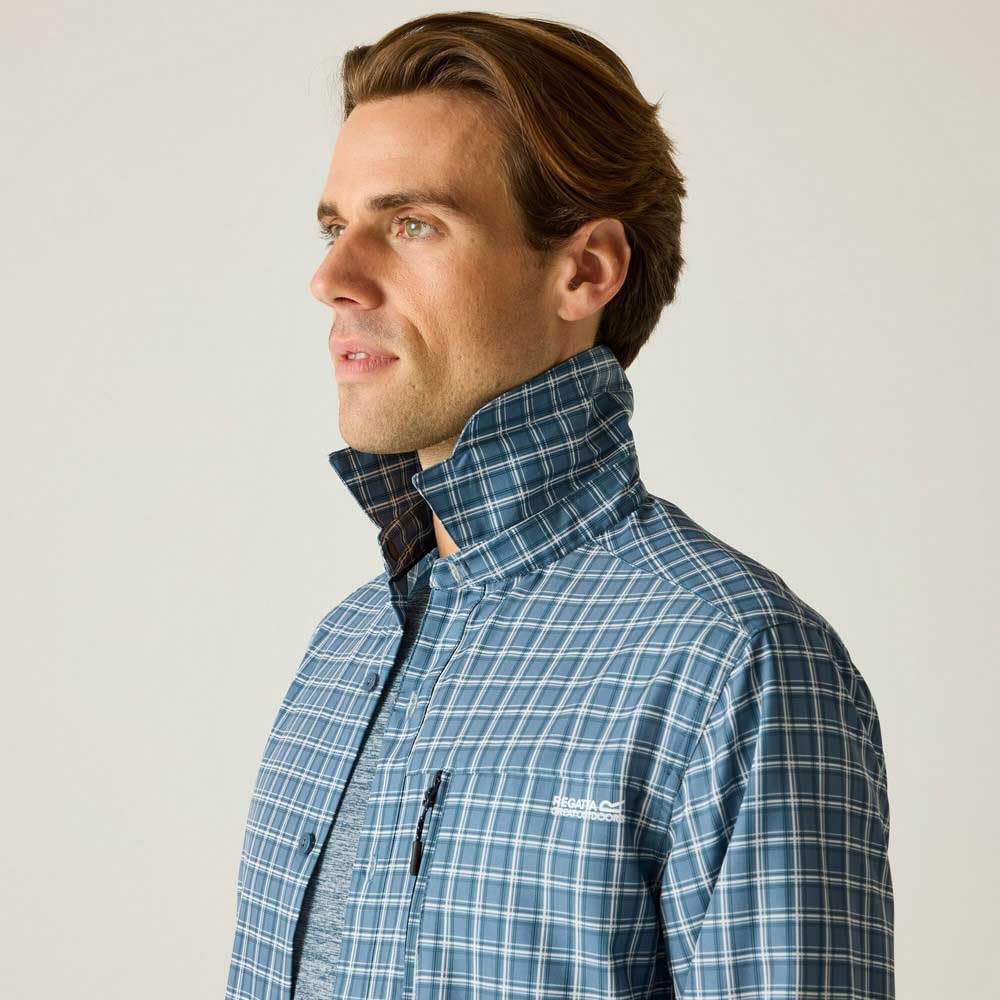 Regatta Herren Anti Inscttrvll/S Regatta Herren Reisehemd Leichtes Langarmshirt