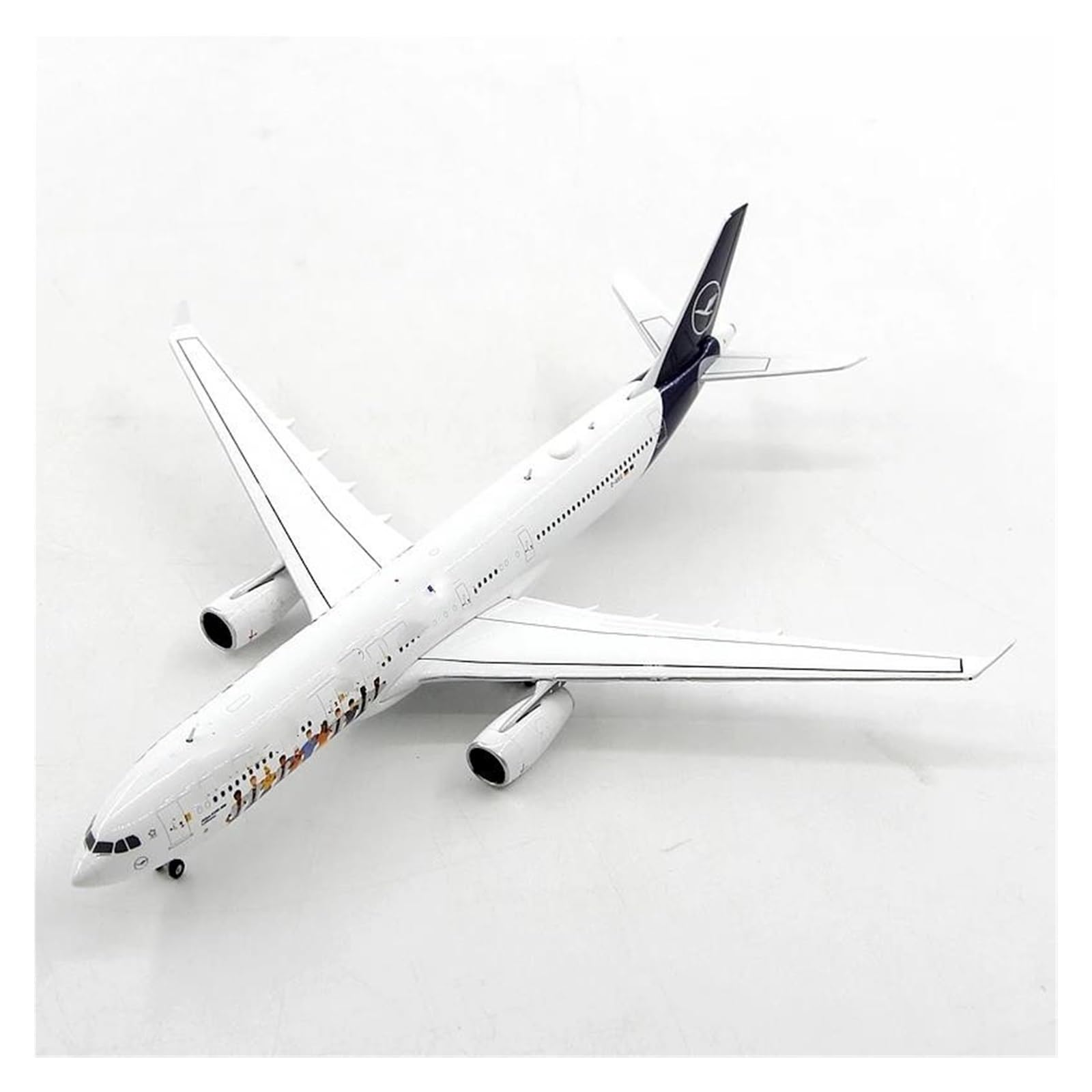 Modelo de avión diecast escala 1/400 Lufthansa A330-300 D-AIKQ réplica de aleación GJDLH2191