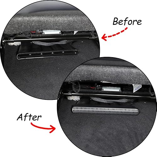 Miniatura 2 de TINKI Cubierta de ventilación de aire para debajo del asiento de automóvil compatible con Mercedes-Benz W206 2022-2023 Clase C C200 C300 accesorios