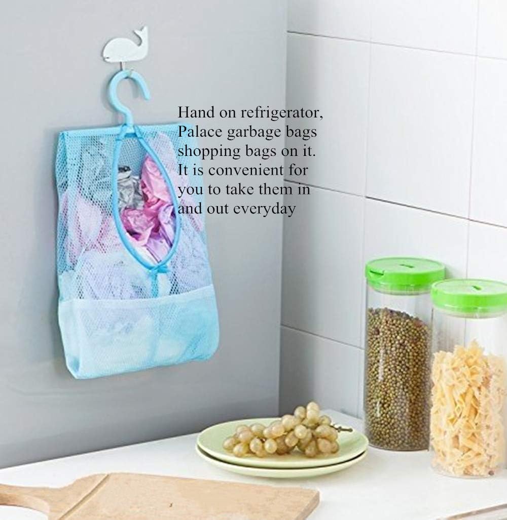 DurReus Multipurpose Clothespin Bag with Hanger Pink Blue Green Hanging Mesh Drying Bag Laundry Shower Caddy Kitchen Bathroom Storage Organizer 3 Pack image 5