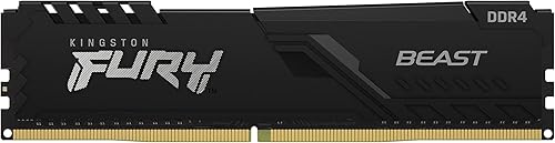 Miniatura 6 de Kingston Fury Beast Memoria de escritorio de un solo stick KF432C16BB16, 16 GB 3200 MHz DDR4 CL16, color negro