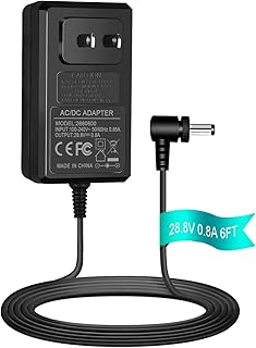28.8V 800mAh Replacement Charger Adapter for Shark IONFlex IF250 IF200 IF201 IF202 IF281 IZ462H IZ482H IZ483H IZ662H IZ682H IZ440 IZ460 IZ480 IZ440H IZ440H26 Vacuum Cleaner Power Supply Cord UL Listed
