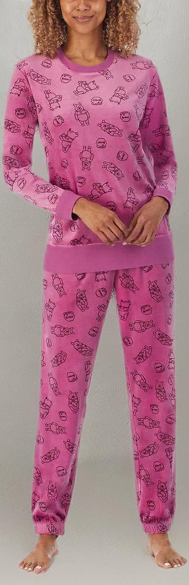 Disney Womens 2 Piece Silky Stretch Fleece Pajama Set - Image 9