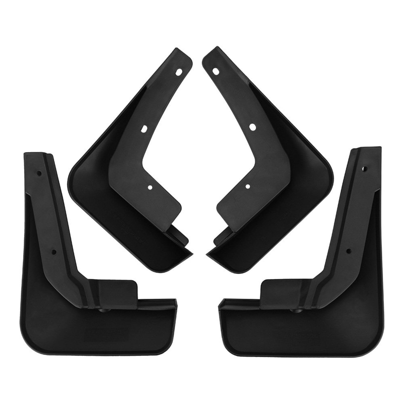 CDQSB 4 Pcs Car Mud Flaps for Baojun RC6 2019, Front Rear Fenders Splashproof Splash Guards Mudflaps Protects Accessories