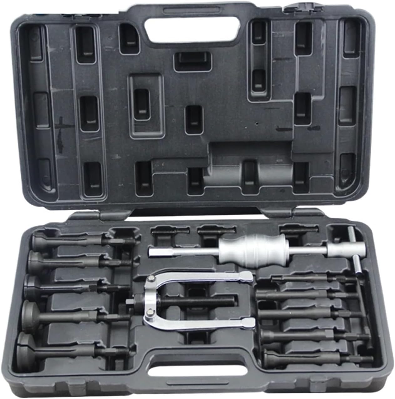 Professional 16PC Blind Hole Pilot Bearing Puller Internal Extractor Removal Slide Hammer Set KIT W/ UT17080802