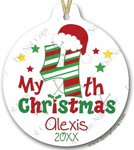 Miniatura 4 de 3rd Christmas Ornament  Personalized Christmas Ornament  Baby's Third Christmas Ornament