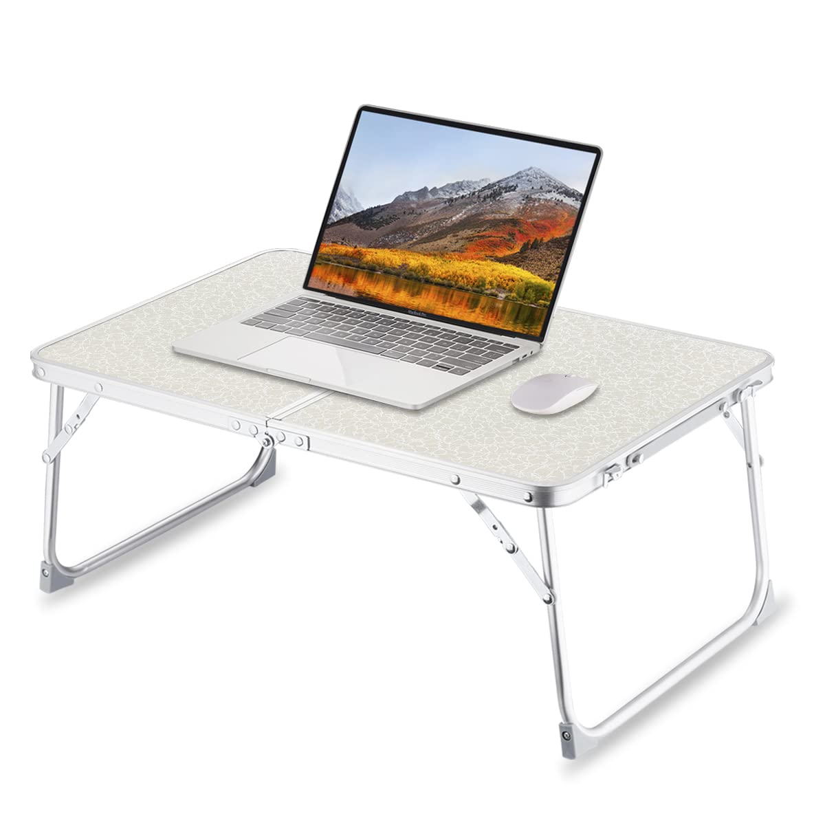 Faltbarer Laptoptisch Für Bett & Sofa – Aluminiumlegierung, Klappbar, Mit Stauraum, Bis 30 Kg Belastbar