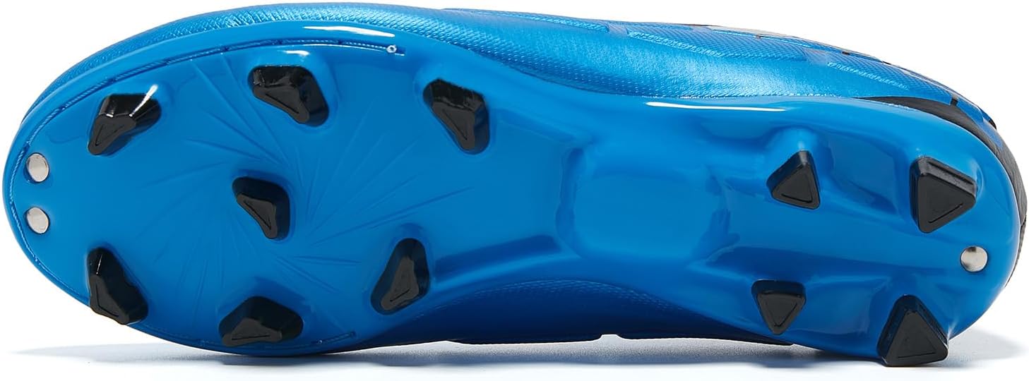 Soccer Shoes for Boys Pink Soccer Cleats Breathable Athletic Toddler Black Football Boots for Outdoor Indoor Soccer Shoes for Girls AG/FG