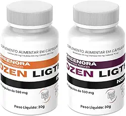 Kit Ozenlight Dia E Noite 500mg Greenora 60 Cápsulas Cada