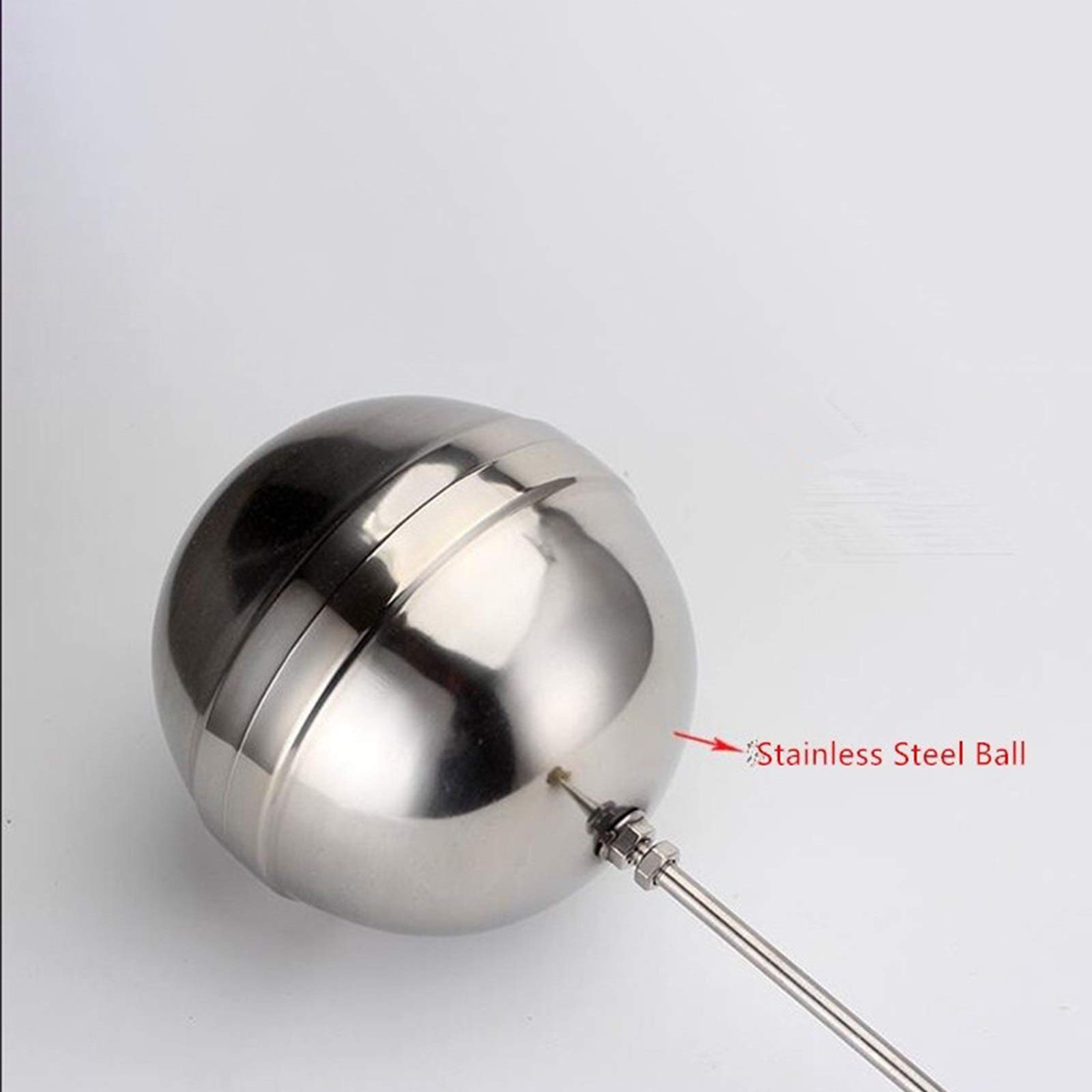 Válvula de llenado de cisterna Flotador, Válvula de bola flotante for tanque de agua fría y caliente de 1/2", 3/4" o 1", 1 unidad(1")