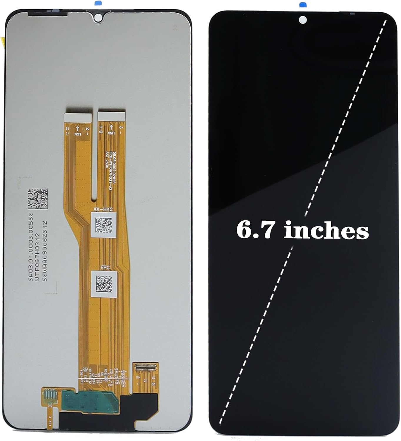 LCD Display Touch Screen Digitizer Assembly Replacement for Samsung Galaxy A07 4G SM-A075F, SM-A075F/DS, SM-A075M, SM-A075M/DS A075 6.7“