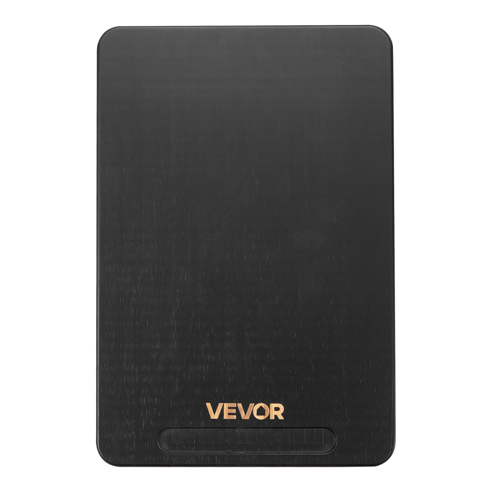 VEVOR Plateau Coulissant pour Appareils de Cuisine, 35,6x24,1 cm, Plateau Roulant avec Roulettes en Caoutchouc, Poignée Creuse, Planche Mobile, pour Cafetière, Petits Électroménagers de Cuisine, Noir