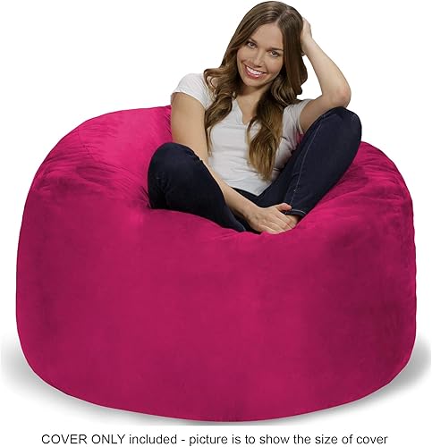 Miniatura 138 de Chill Sack - Funda para puf Microgamuza - Carbón - Solo funda,Microsuede - Chocolate - Solo funda,Microsuede - Azul marino - Solo funda,Guijarro -