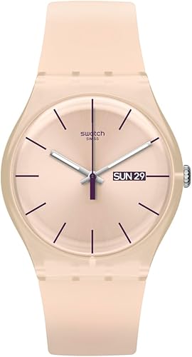 Rose Rebel Rosado Reloj analógico reloj de cuarzo movimiento de cuarzo