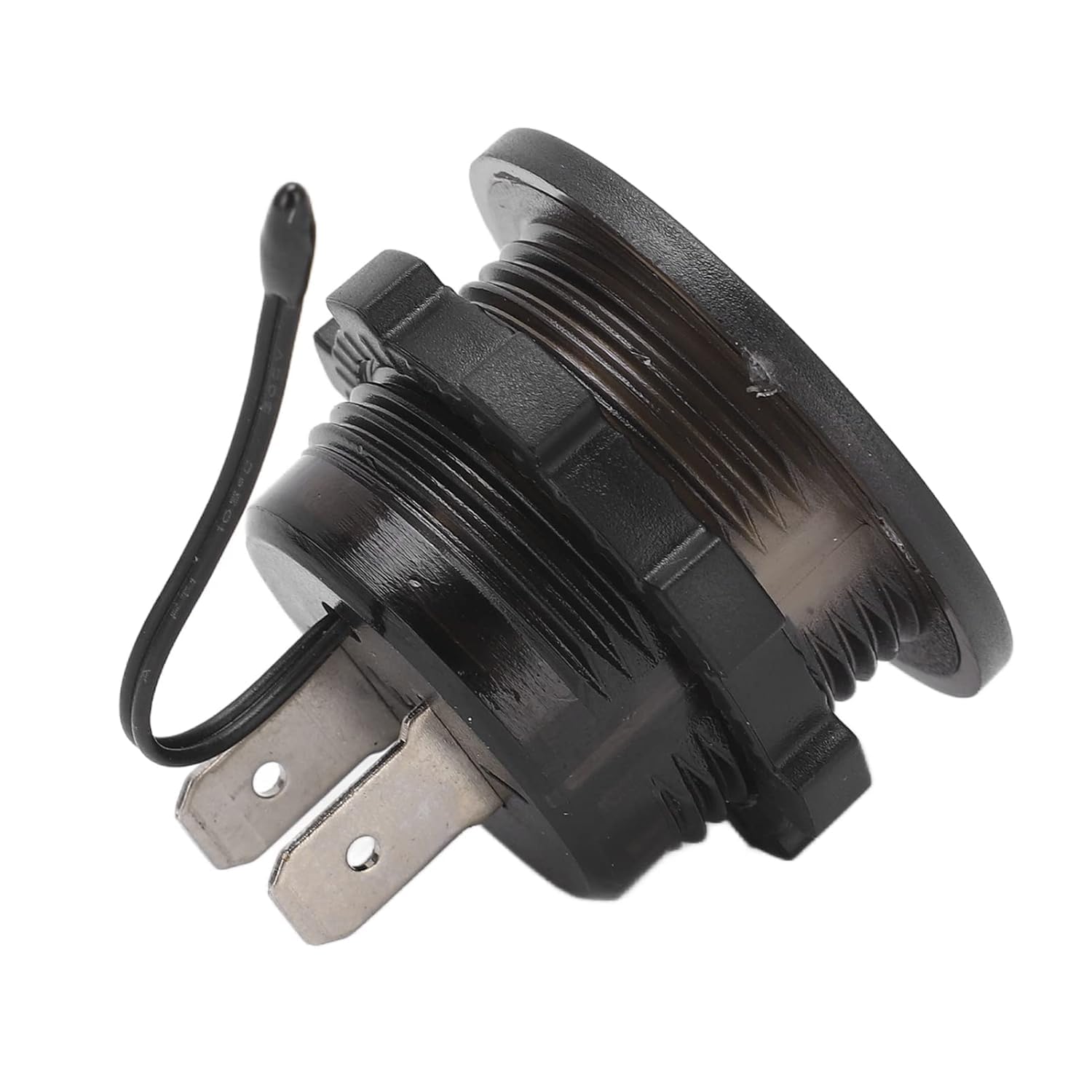 Aramox Voltmètre de Température à Double Affichage pour Voiture et Moto, 12V-24V, Étanche, Noir, ABS, Installation Simple