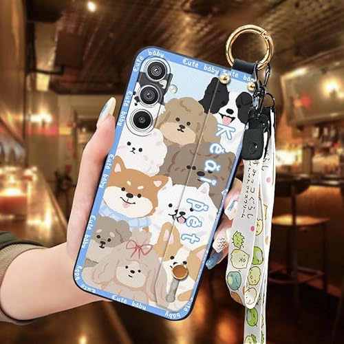Phone Case Compatible with Samsung Galaxy S26 Plus/S26+/S26 Pro, Protective Dirt-resistant Anti-dust Wristband Cute Soft case Wa