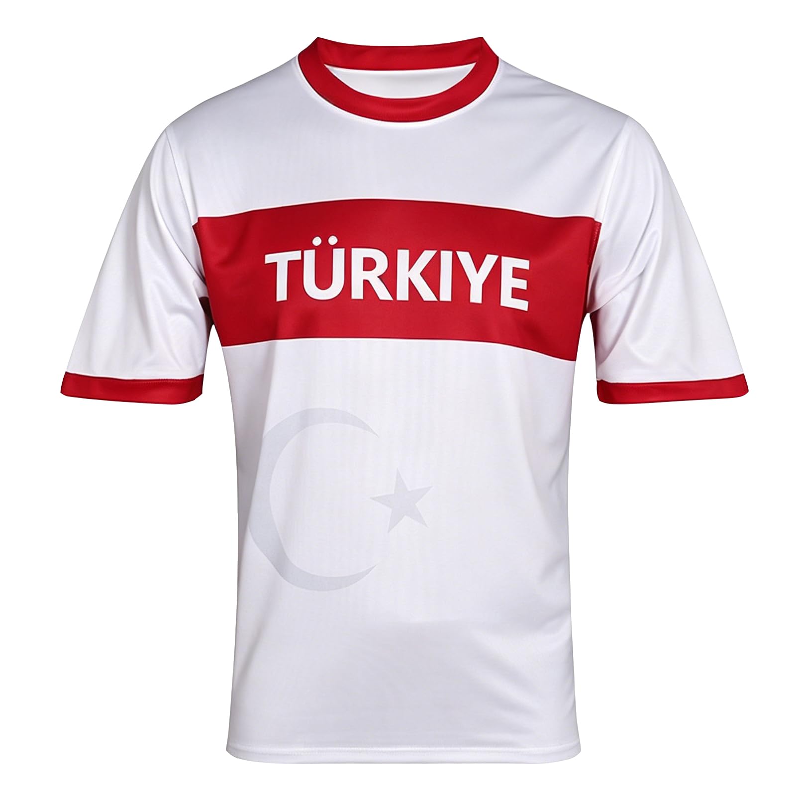 2026 Football Cup T Shirts Soccer Fans 48 National Teams Sport Casual National Flag Printing Short Sleeve Mens Womens Training Stretch Breathable Quick Dry Tee Shirt Türkiye S — image 1