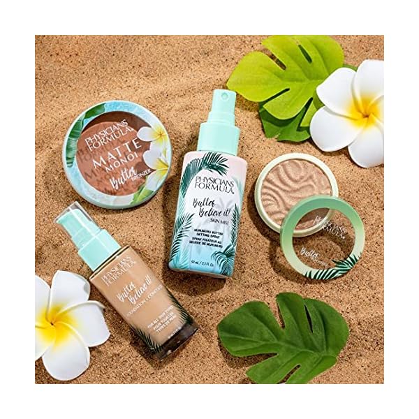 Physicians-Formula-Monoi-Butter-Cream-Face-Makeup-Matte-Bronzer-038-Ounce Physicians Formula Matte Monoi Butter Bronzer Matte Bronzer Powder Face Makeup, Dermatologist Tested, Bronzer