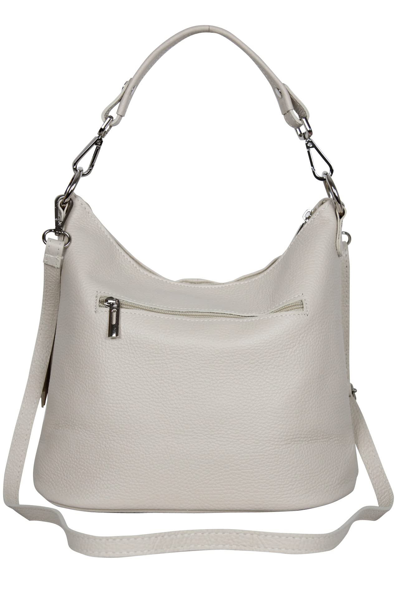 AmbraModa GLX09 - Borsa a tracolla da donna in vera pelle