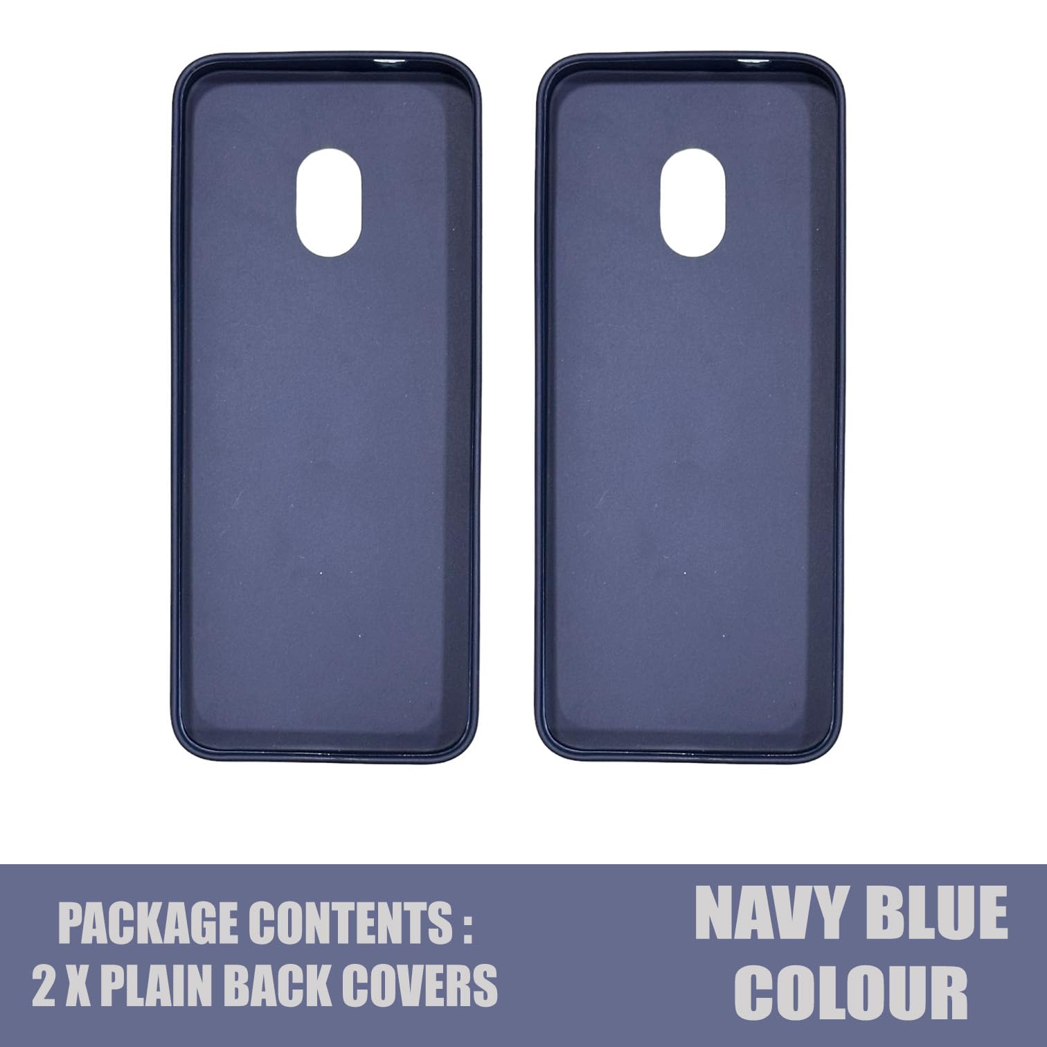 ZAOMA Thermoplastic Polyurethane Back Cover Case Compatible For Nokia 235 4G 2024 Ds-Model No. : Ta-1616-(Pack Of 2) (Nk2354GPremblue) — Amazon image 5