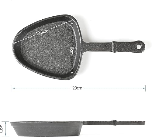 Miniatura 8 de HOWOK - Juego de 8 sartenes para parrilla de raclette de forma cuadrada, sartenes para derretir queso para barbacoa, mini sartenes para queso,