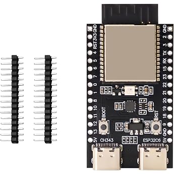 ESP32-C6 ESP32-N4 Development Boards for ESP32-C6 Module Supports WiFi+Bluetooth 4MB Flash with Type-C Interface Compatible with Arduino
