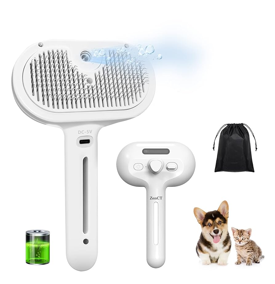 Amazon.co.jp: ZenCT ペット用ブラシ ワンプッシュ 猫 ブラシ 犬