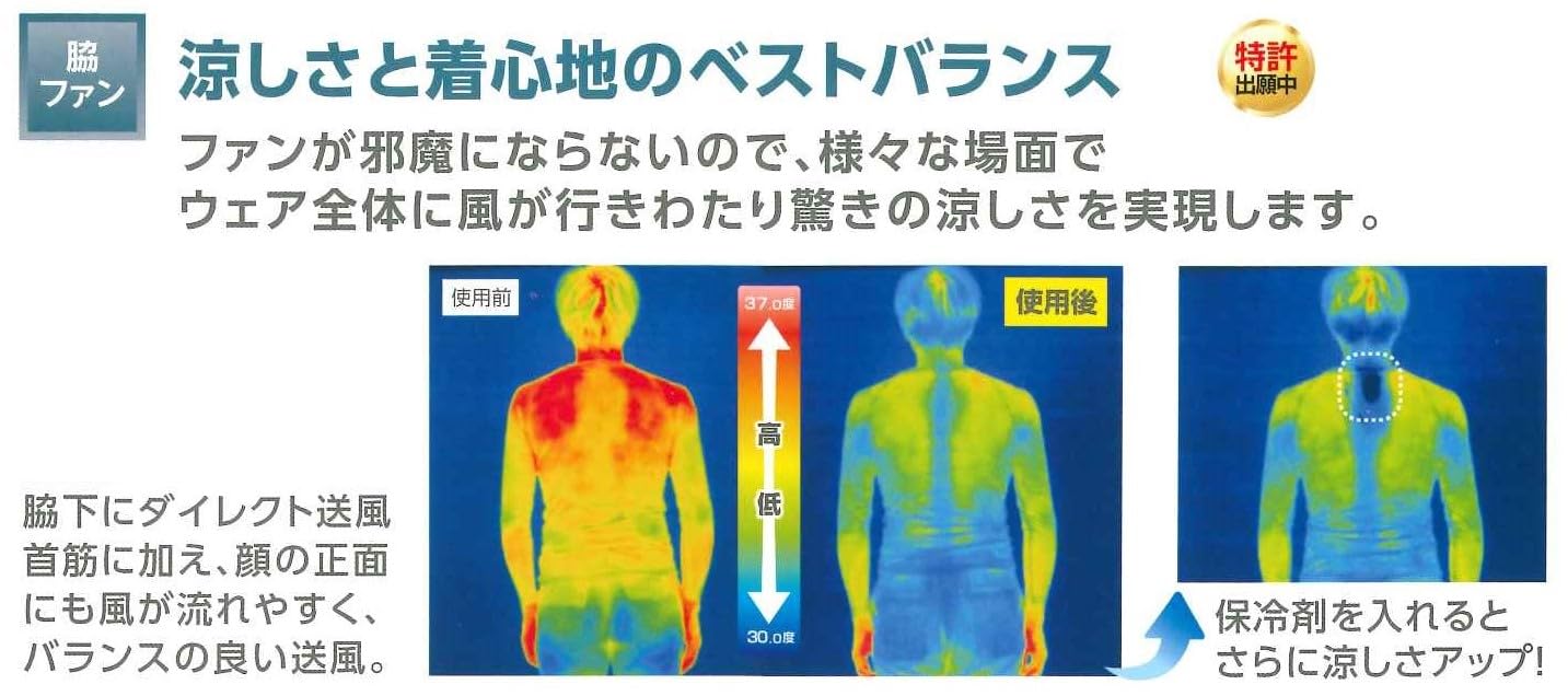 Amazon.co.jp: エヌ・エス・ピー Nクールウェア NC-1143 ベスト 脇