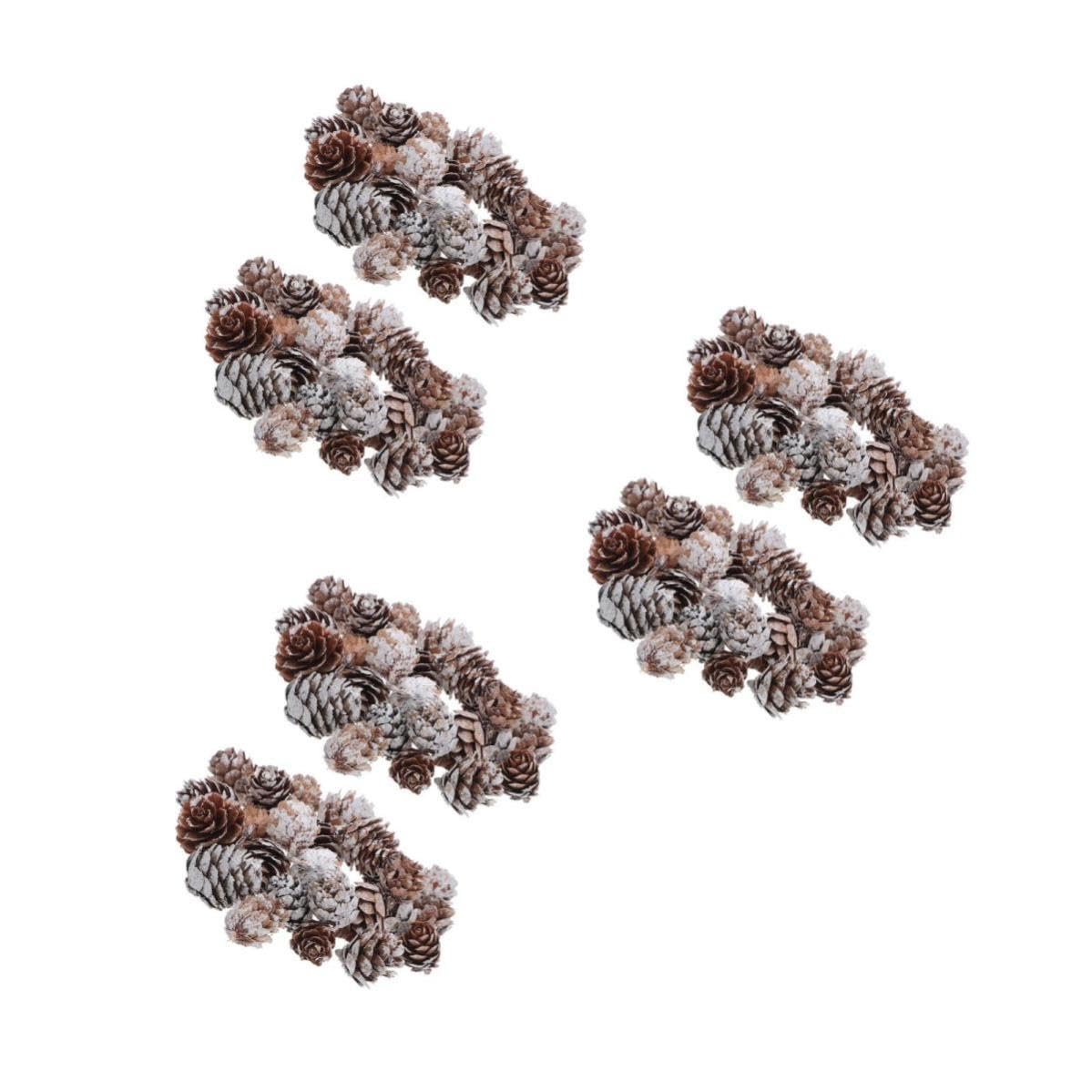 TOYANDONA 240 Pezzi Mini Pigne Natalizie Rustiche, Artigianali, Leggere, da