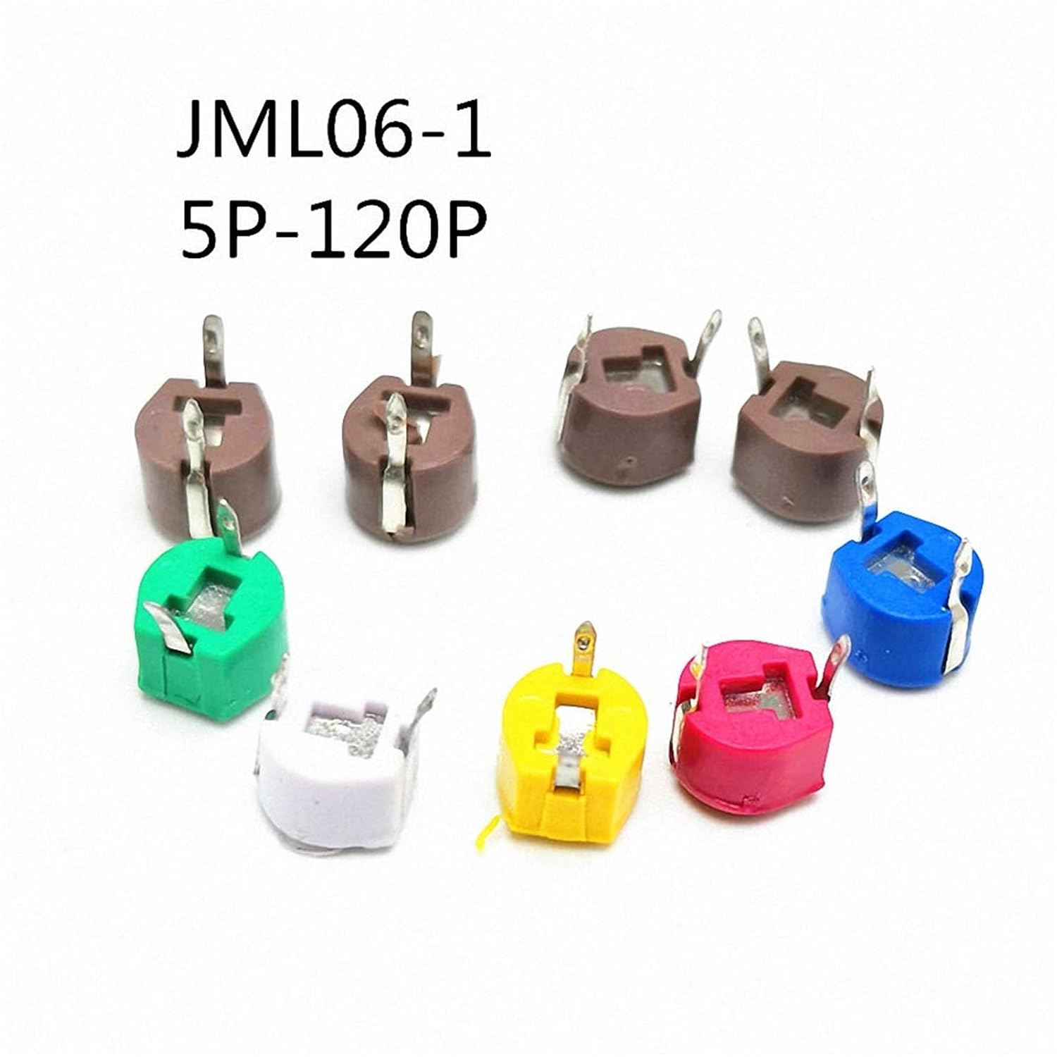GuangHuiy 500pcs JML06-1-50P 50pf 6mm JML06-1 DIP Trimmer Adjustable Industrial Electrical s