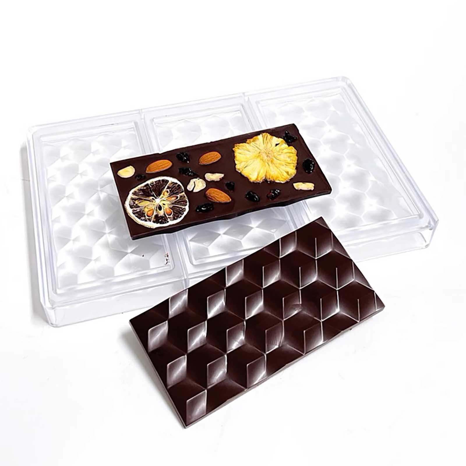 Polycarbonate Chocolate Mold DIY Handmade Chocolate Candy Mould Pastry Tools Bakeware (19410)