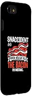 Vista 18 de iPhone 12 mini Bacon Snaccident Funny Bacon Lover Pig Pork Humor Men Women Case